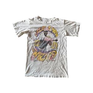 VTG STL Cardinals Ozzie Smith The Wizard ‘90 Salem Single Stitch White S T-shirt